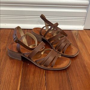 Lucky Brand Brown Strappy Sandals